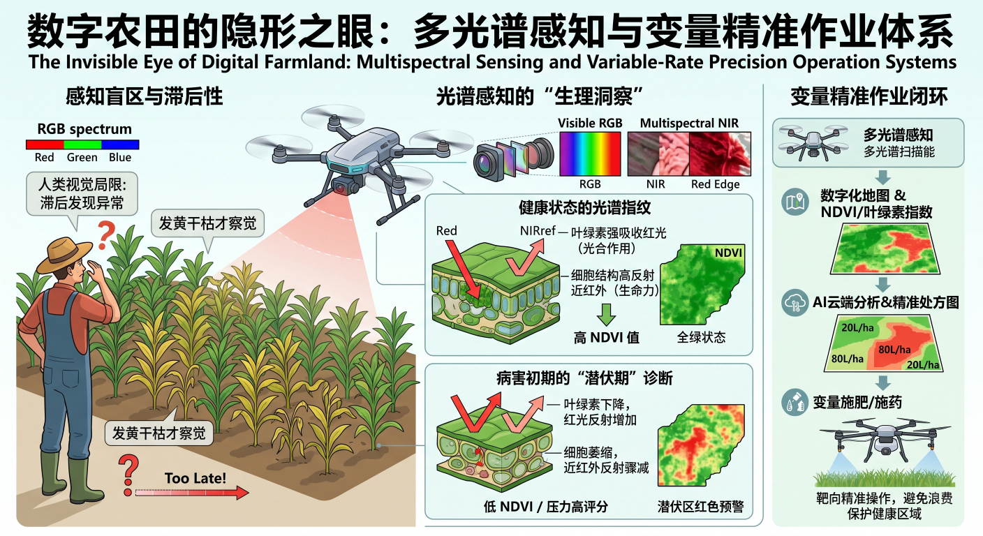 Multispectral sensing for precision agriculture