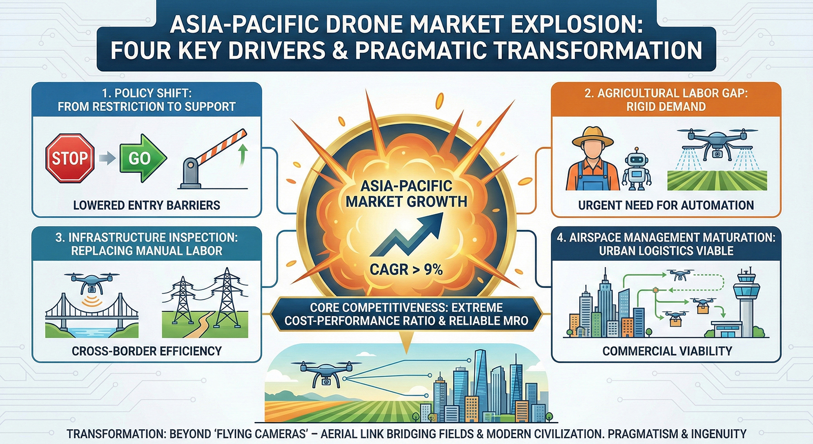 Cost-effective agricultural drone fleet management