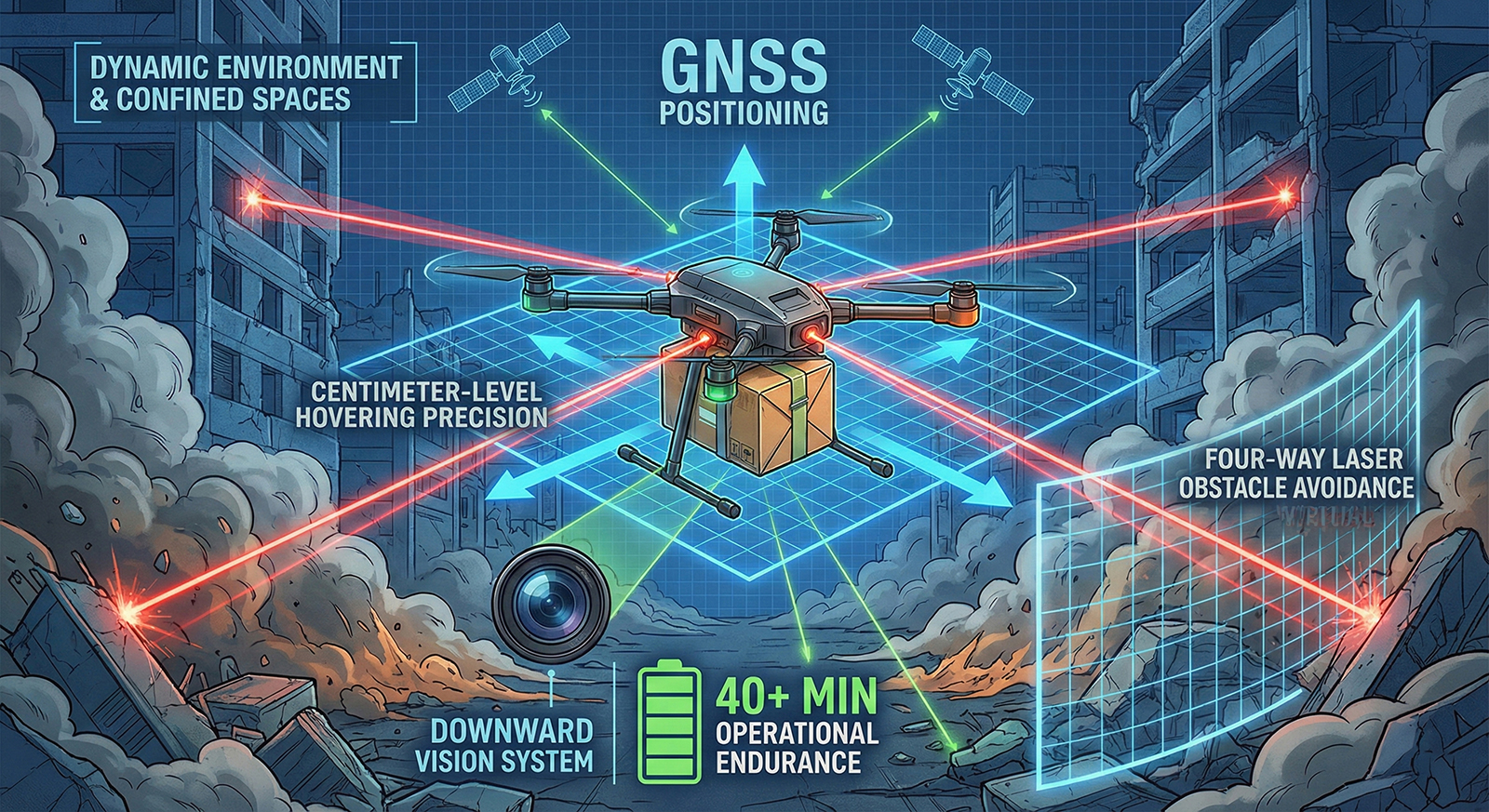 Multi-unit synchronous inspection with RTK positioning