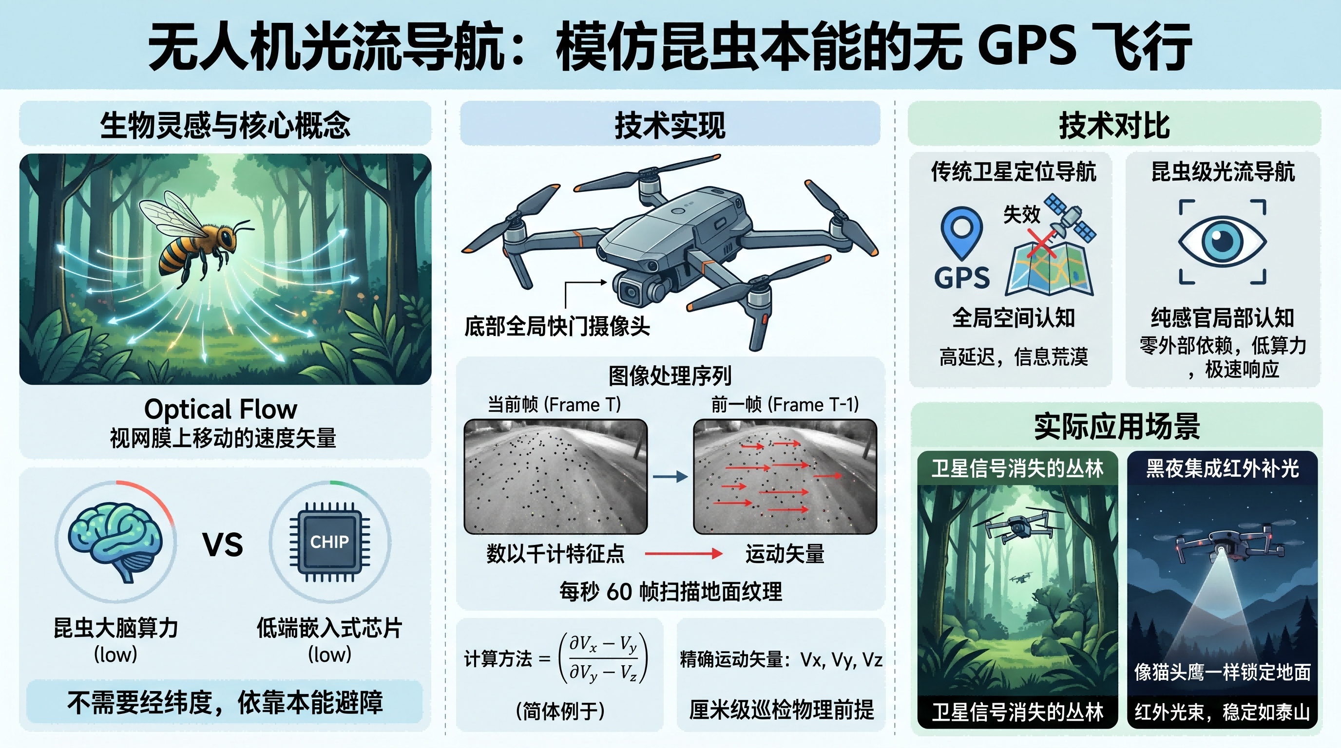 Bionic vision optical flow for obstacle avoidance