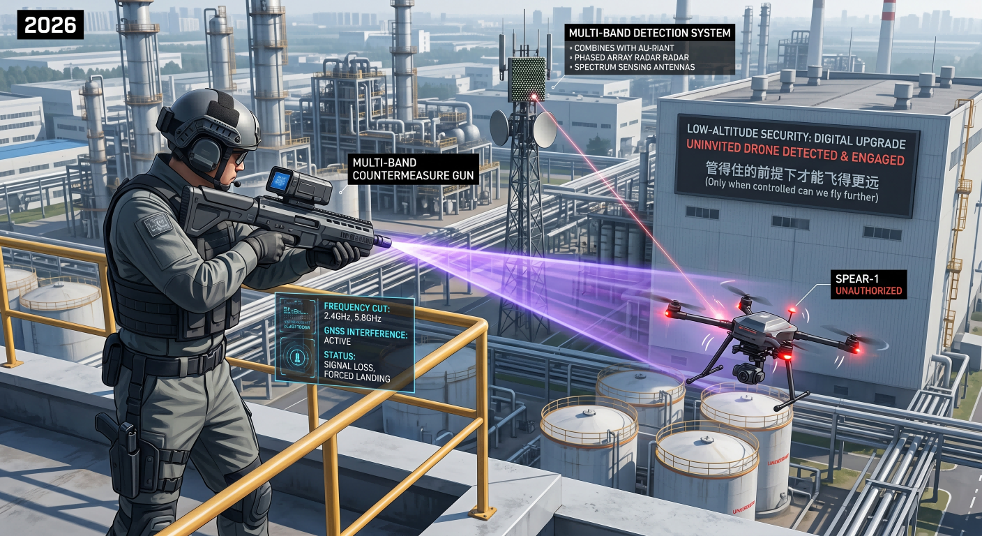 Counter-drone systems for low-altitude airspace security